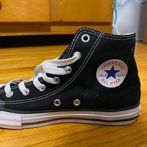 Kids Black High Top Converse